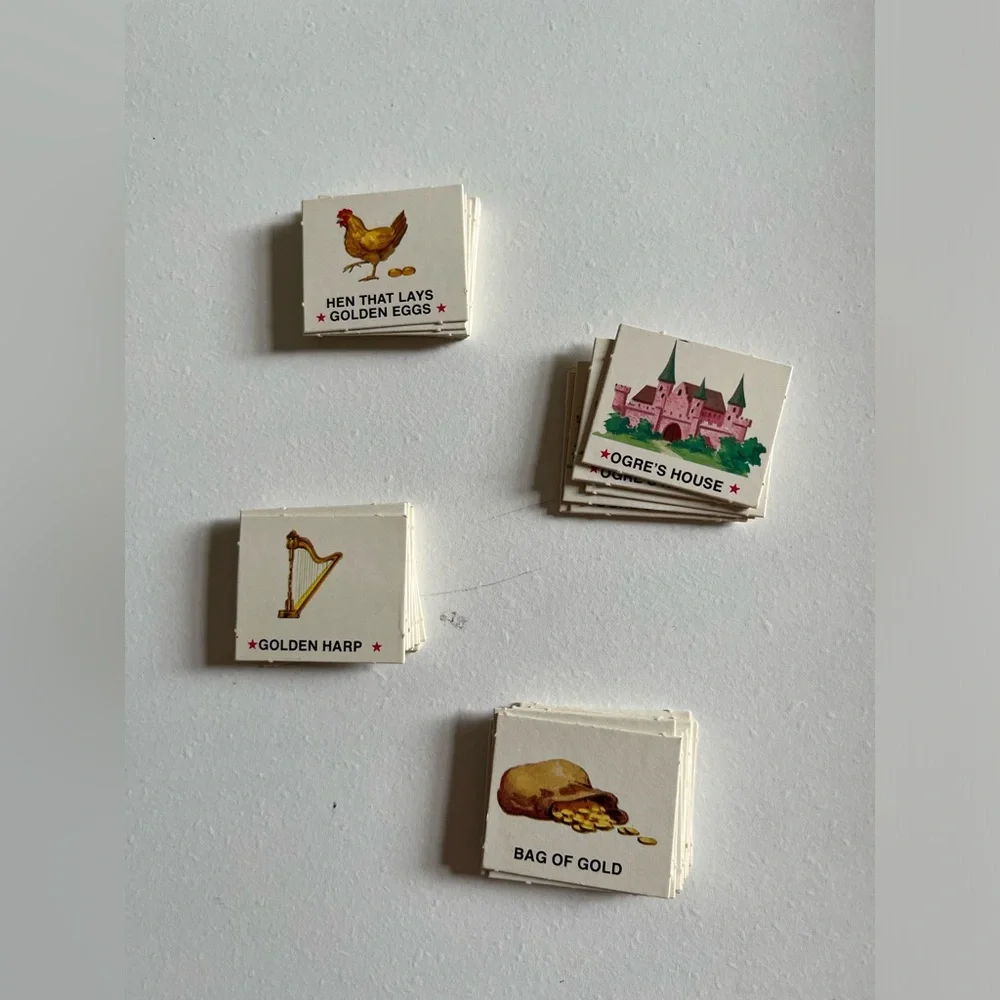 - Vintage Jack and the Beanstalk Game - Complete  by Cadaco 1976-nursery decor